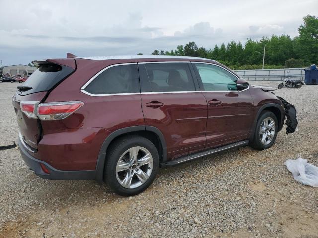 Vin: 5tddkrfh2es034667, lot: 54842665, toyota highlander limited 20143
