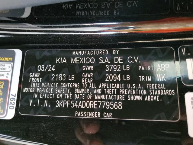 2024 KIA FORTE GT L 3KPF54AD0RE779568