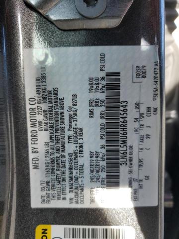 2017 LINCOLN MKZ HYBRID 3LN6L5MU6HR645643