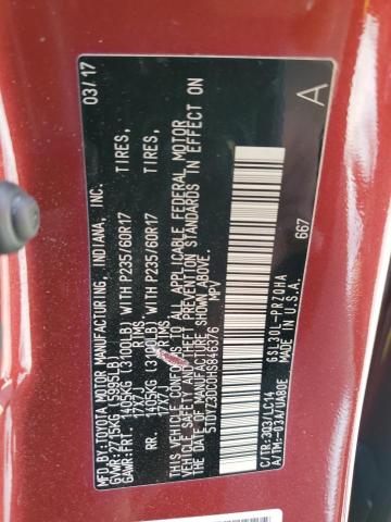 2017 TOYOTA SIEANNA 5TDYZ3DC0HS846376