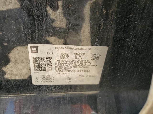 2020 CHEVROLET TAHOE POLI 1GNLCDEC3LR175896
