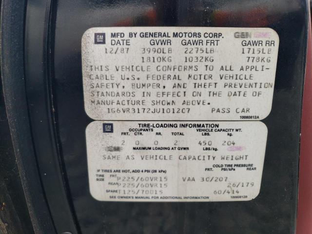 1987 CADILLAC ALLANTE #3297728818