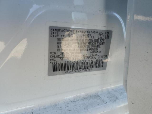 2019 NISSAN SENTRA S - 3N1AB7AP6KY303413