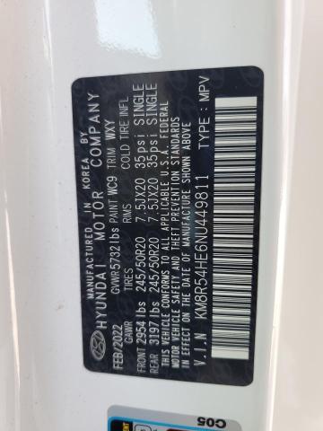 2022 HYUNDAI PALISADE L - KM8R54HE6NU449811