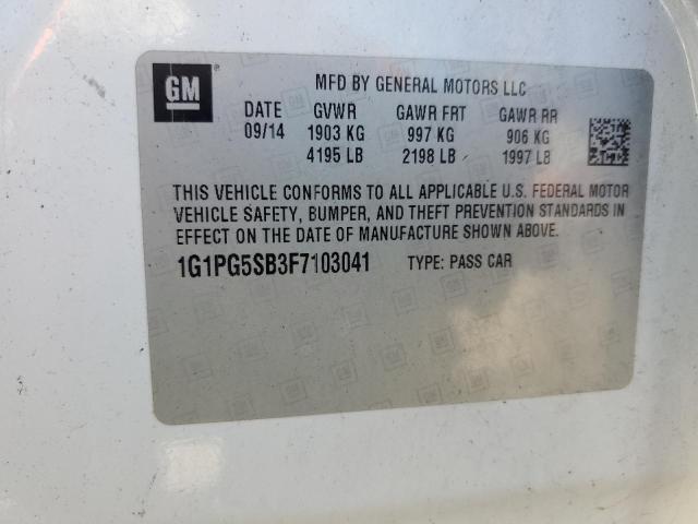 2015 CHEVROLET CRUZE LTZ - 1G1PG5SB3F7103041