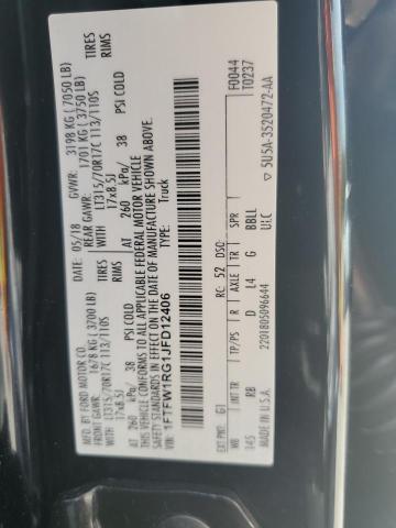 2018 FORD F150 RAPTO - 1FTFW1RG1JFD12406