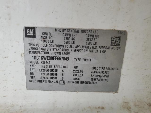 2015 CHEVROLET .CK2500 - 1GC1KWE80FF667849