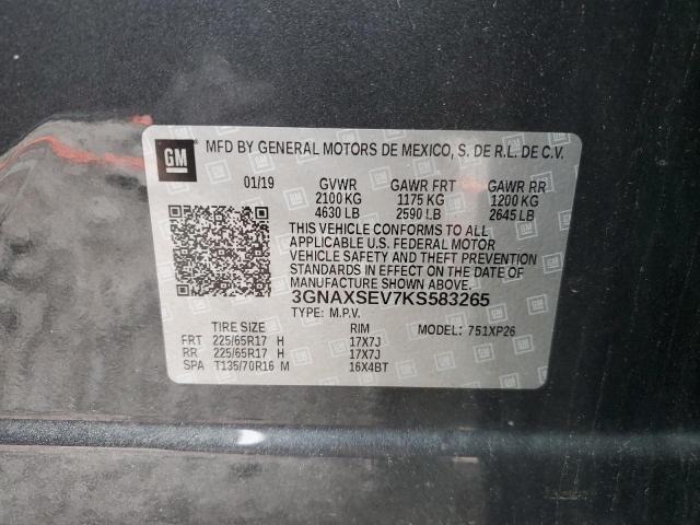 2019 CHEVROLET EQUINOX LS - 3GNAXSEV7KS583265