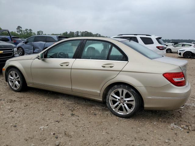 MERCEDES-BENZ C 300 4MAT 2012 gold  gas WDDGF8BB3CA652819 photo #3