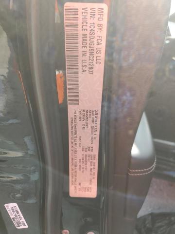 2022 DODGE DURANGO SR 1C4SDJGJ9NC212807