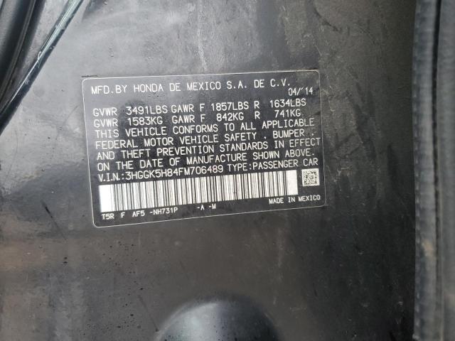 2015 HONDA FIT EX 3HGGK5H84FM706489