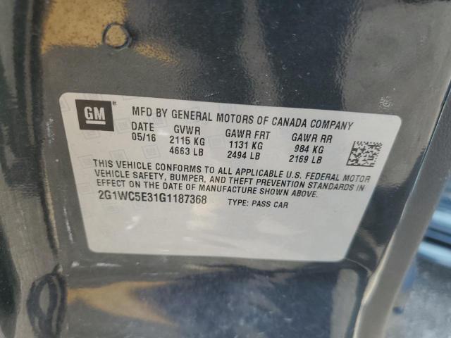 2016 CHEVROLET IMPALA LIM - 2G1WC5E31G1187368