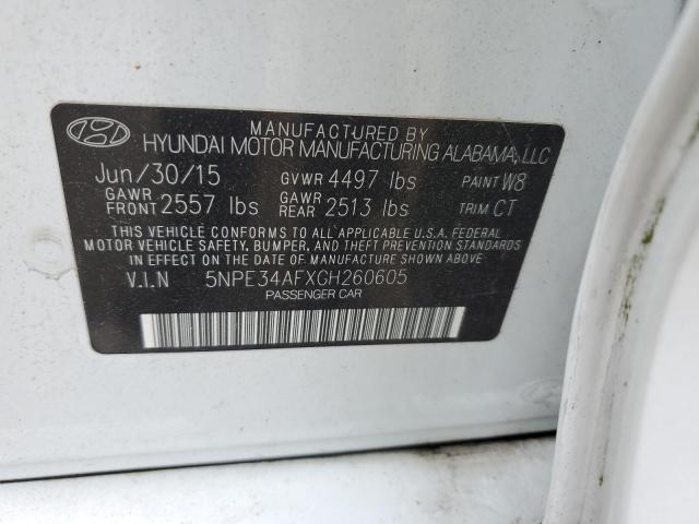 2016 HYUNDAI SONATA SPO - 5NPE34AFXGH260605