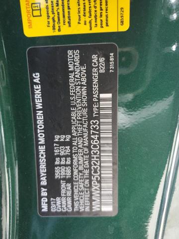 2017 MINI COOPER - WMWXP5C32H3C64733