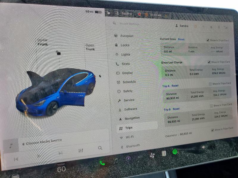 2019 TESLA MODEL 3 - 5YJ3E1EA3KF309133