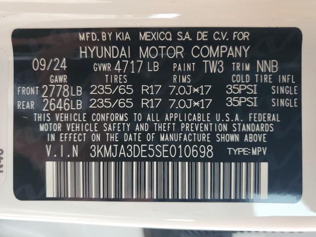 2025 HYUNDAI TUCSON SE - 3KMJA3DE5SE010698