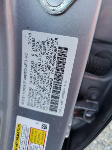 2018 HONDA ACCORD LX - 1HGCV1F14JA094885
