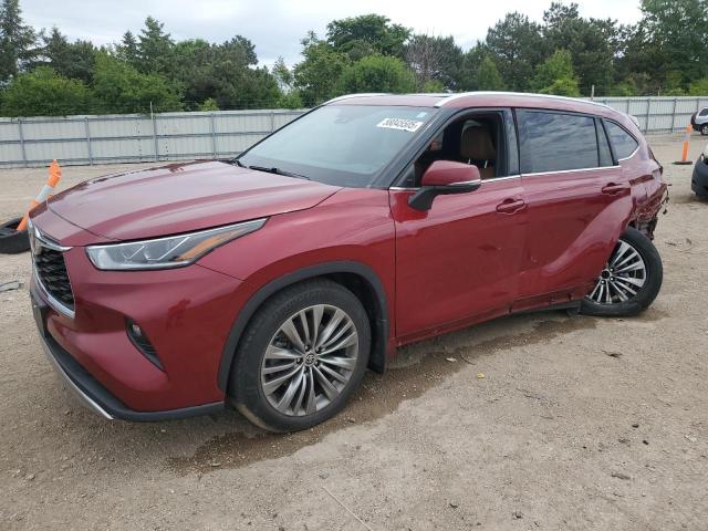Vin: 5tdfzrbh6ms102946, lot: 58045505, toyota highlander platinum 2021 img_1
