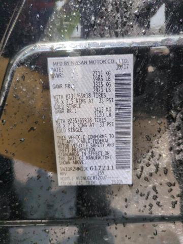 2018 NISSAN PATHFINDER - 5N1DR2MM1JC617211