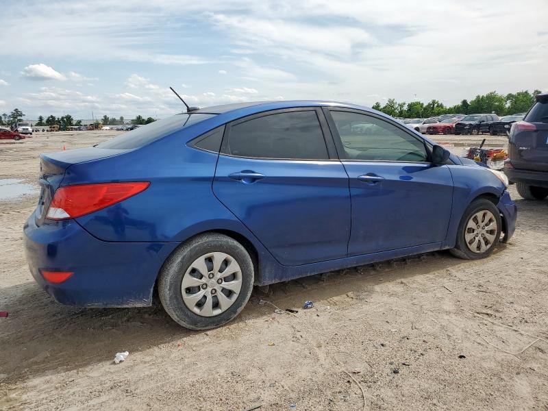 HYUNDAI ACCENT SE 2017 blue sedan 4d gas KMHCT4AE8HU214417 photo #4