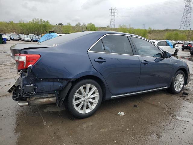 TOYOTA CAMRY HYBR 2014 blue  hybrid engine 4T1BD1FK9EU123304 photo #4
