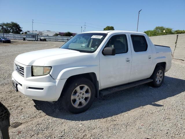 HONDA RIDGELINE 2007 white  gas 2HJYK16537H529031 photo #1