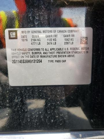 2017 CHEVROLET IMPALA PRE 2G1145S38H9131264