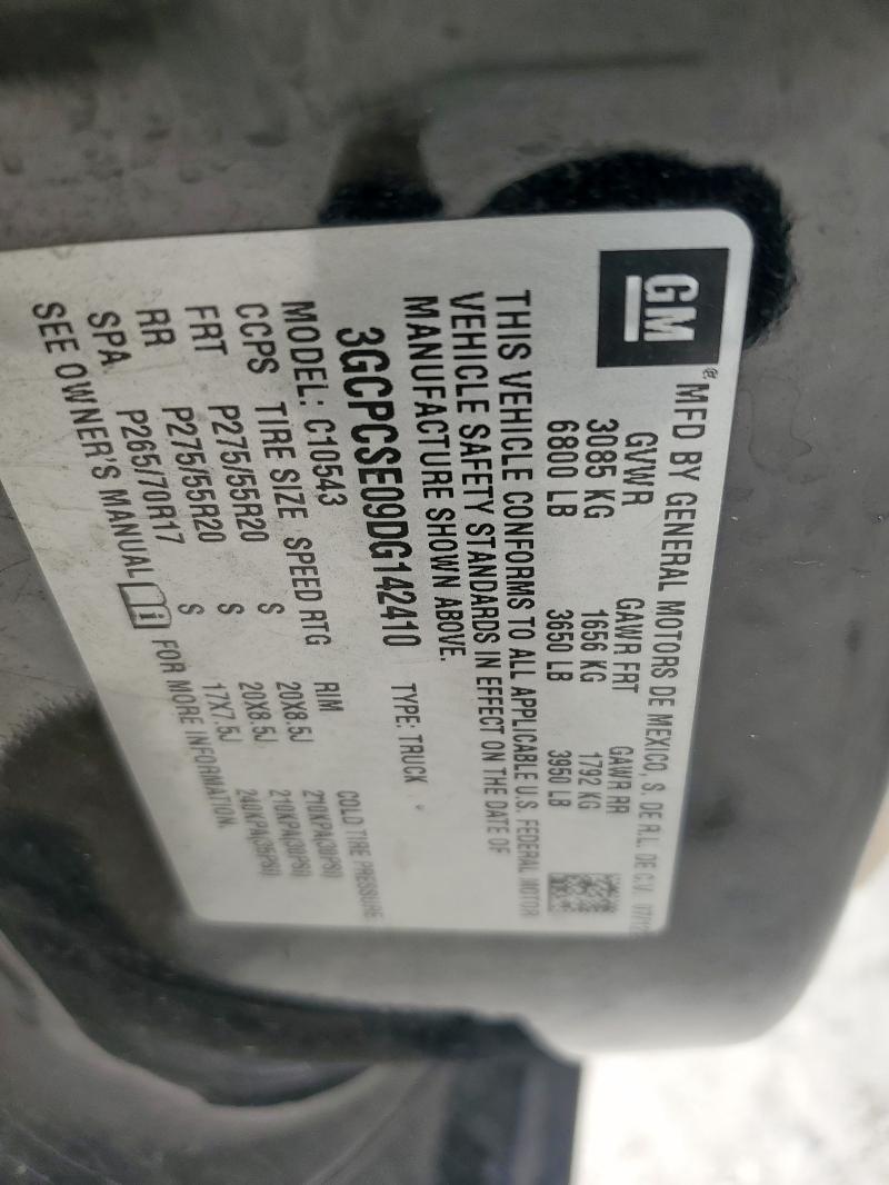 2013 CHEVROLET SILVERADO - 3GCPCSE09DG142410