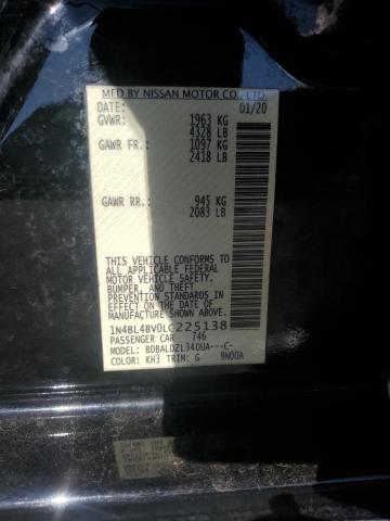 2020 NISSAN ALTIMA S - 1N4BL4BV0LC225138