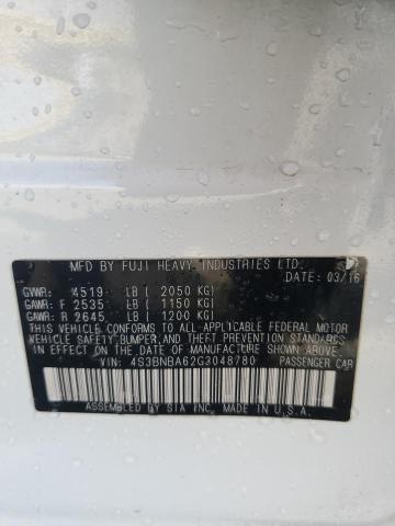 2016 SUBARU LEGACY 2.5 - 4S3BNBA62G3048780