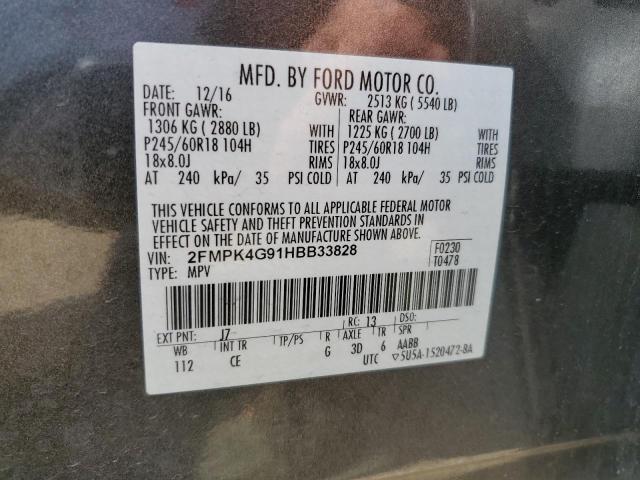 2017 FORD EDGE SE - 2FMPK4G91HBB33828