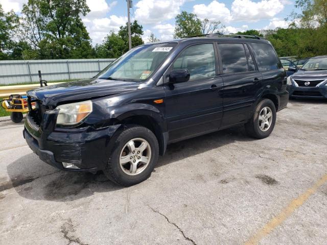 HONDA PILOT EX 2006 black 4dr spor gas 5FNYF18516B007668 photo #1