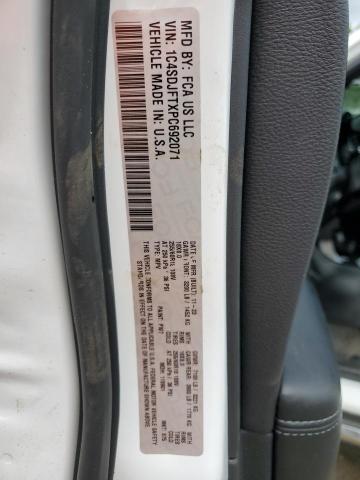 2023 DODGE DURANGO PU 1C4SDJFTXPC692071