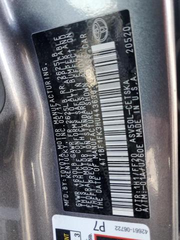 2017 TOYOTA CAMRY LE - 4T1BF1FK3HU443636