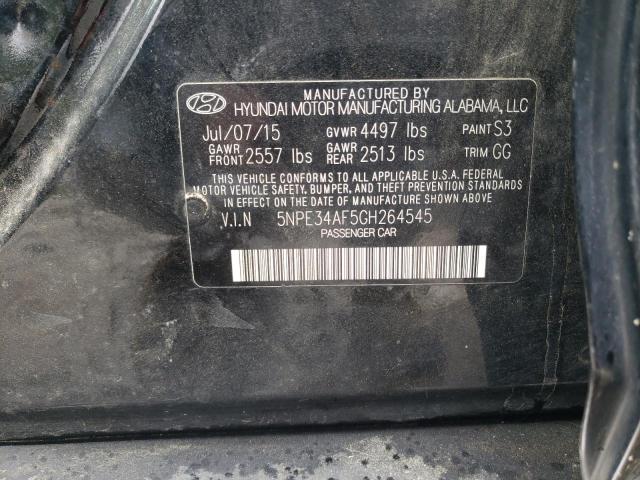 2016 HYUNDAI SONATA SPO - 5NPE34AF5GH264545