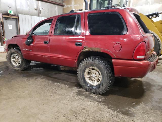 DODGE DURANGO 1999 red 4dr spor gas 1B4HS28Y0XF535448 photo #3