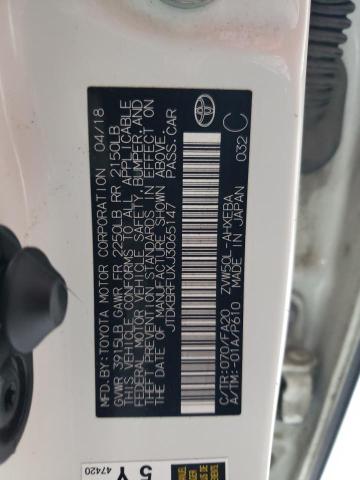2018 TOYOTA PRIUS - JTDKBRFUXJ3065147