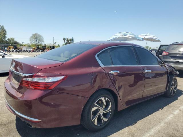 HONDA ACCORD LX 2017 burgundy  gas 1HGCR2F31HA202773 photo #4
