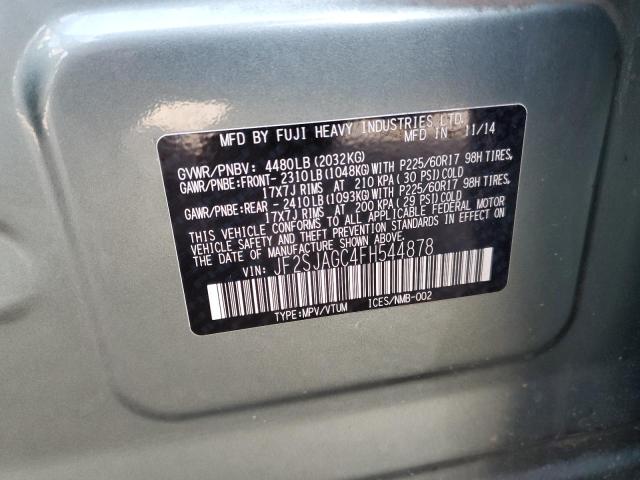 2015 SUBARU FORESTER 2 - JF2SJAGC4FH544878