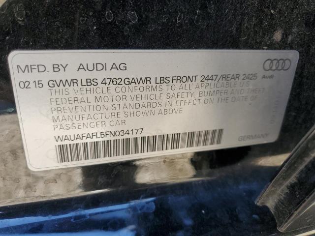 2015 AUDI A4 PREMIUM - WAUAFAFL5FN034177
