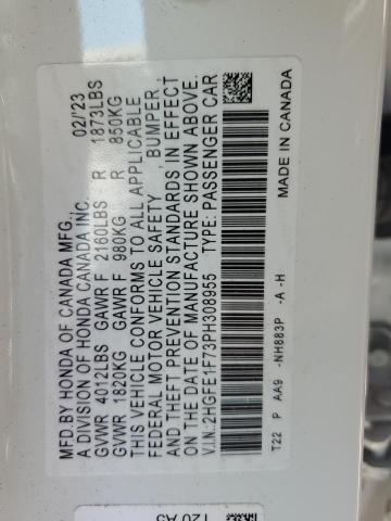 2023 HONDA CIVIC EX - 2HGFE1F73PH308955