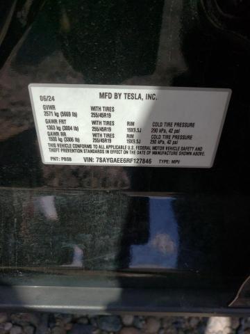 2024 TESLA MODEL Y - 7SAYGAEE6RF127846