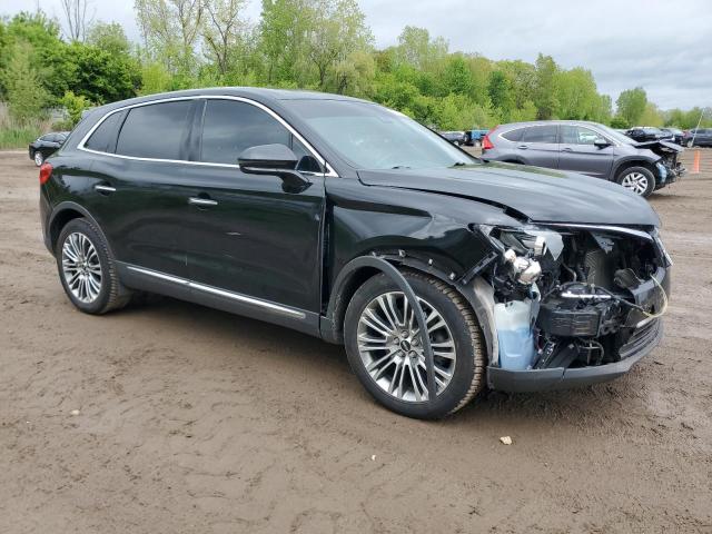 Vin: 2lmtj8lr3gbl54588, lot: 58298715, lincoln mkx reserve 20164