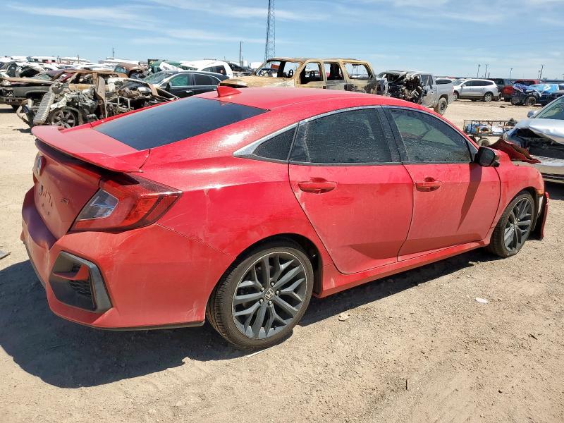 Vin: 2hgfc1e50lh705541, lot: 57166935, honda civic si 20203