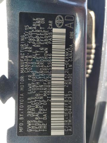 2016 TOYOTA COROLLA L - 2T1BURHE2GC555646