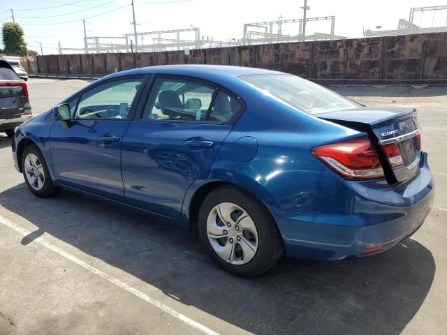 HONDA CIVIC LX 2013 blue  gas 2HGFB2F56DH577377 photo #3