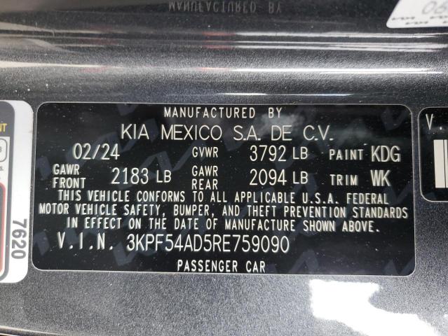 2024 KIA FORTE GT L 3KPF54AD5RE759090