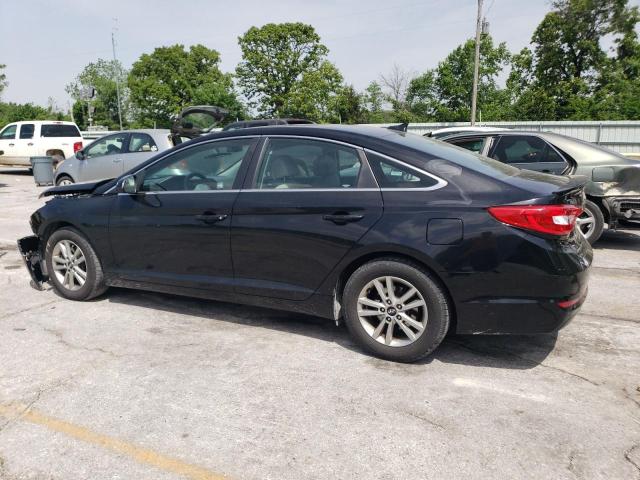HYUNDAI SONATA SE 2015 black sedan 4d gas 5NPE24AF9FH009446 photo #3