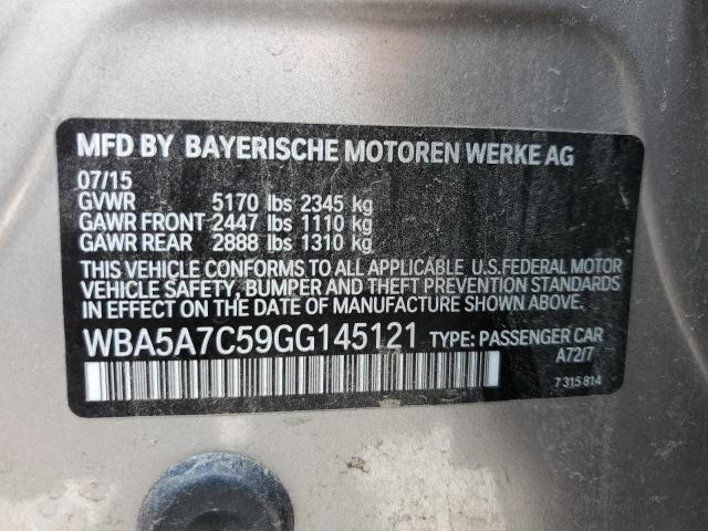 2016 BMW 528 XI WBA5A7C59GG145121