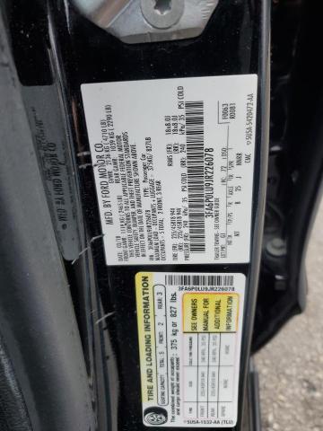 2018 FORD FUSION SE - 3FA6P0LU9JR226078